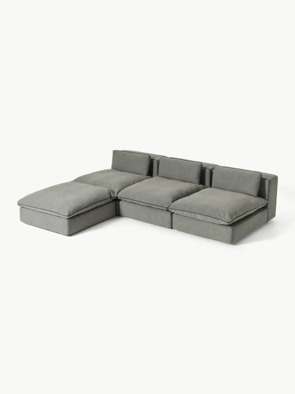 Modulaire XL bank Felix met poef^Westwing Collection Outlet