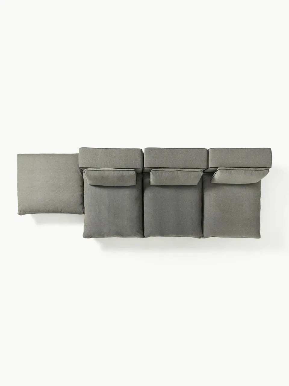 Modulaire XL bank Felix met poef^Westwing Collection Outlet