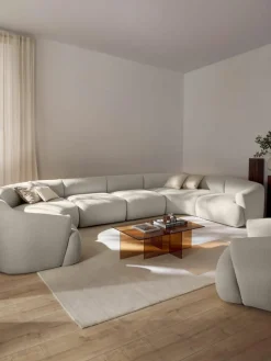 Modulaire XL bouclé bankstel Sofia^Westwing Collection Fashion