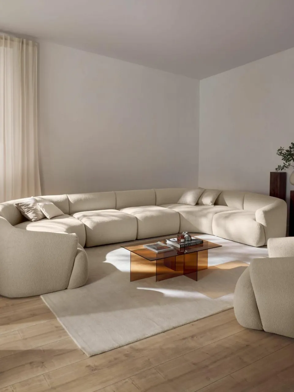 Modulaire XL bouclé bankstel Sofia^Westwing Collection Online