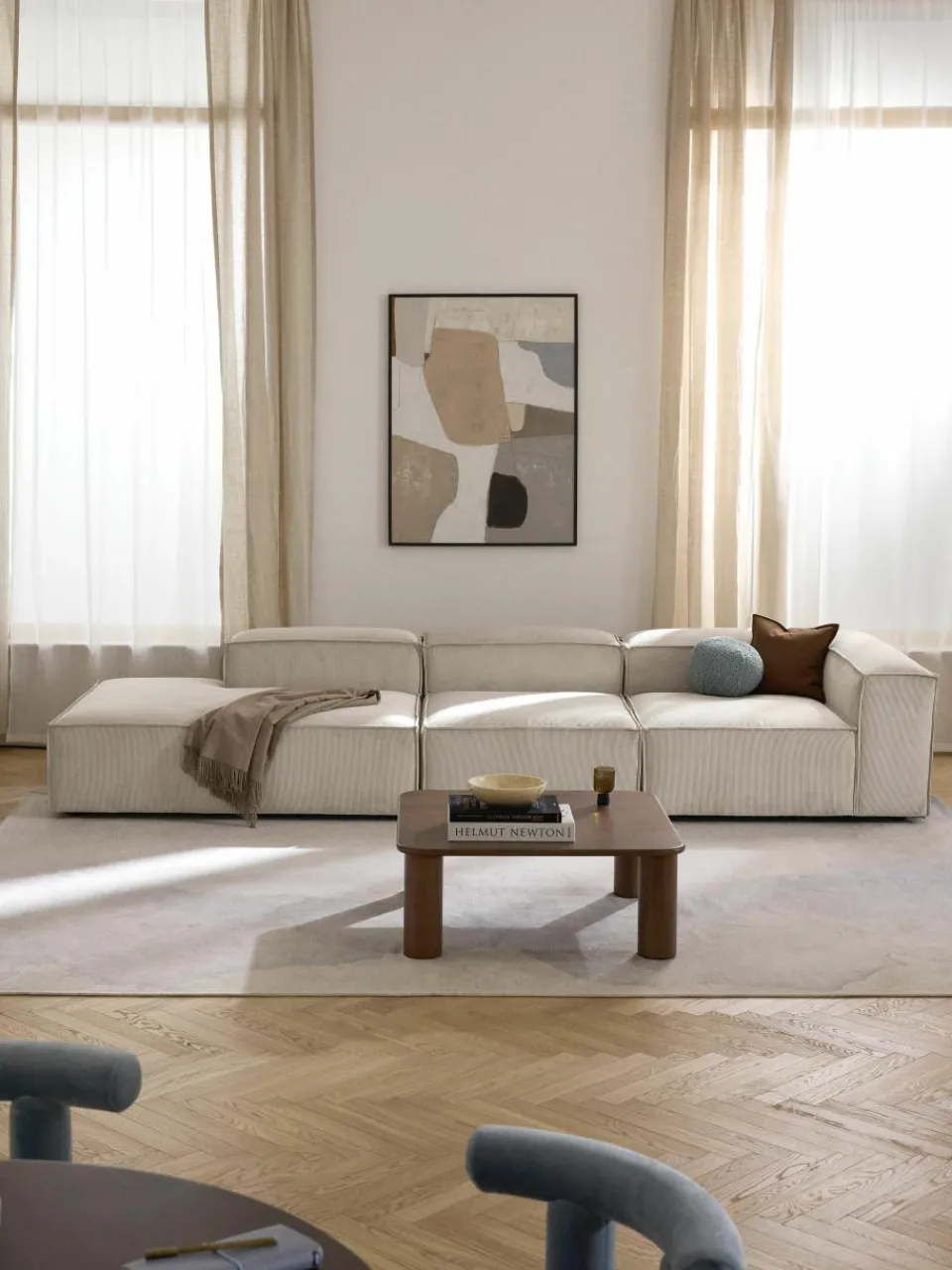 Modulaire XL chaise longue Lennon van corduroy^Westwing Collection Best