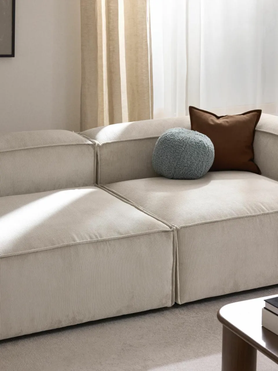 Modulaire XL chaise longue Lennon van corduroy^Westwing Collection Best