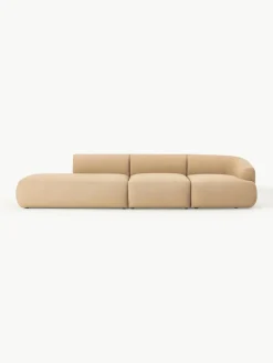 Modulaire XL chaise longue Sofia van bouclé stof^Westwing Collection Sale