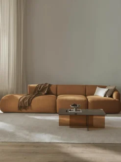 Modulaire XL chaise longue Sofia van bouclé stof^Westwing Collection Discount