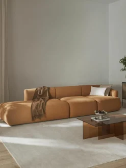 Modulaire XL chaise longue Sofia van bouclé stof^Westwing Collection Discount