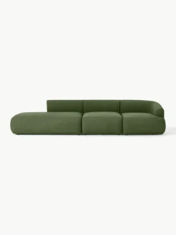 Modulaire XL chaise longue Sofia van bouclé stof^Westwing Collection Online