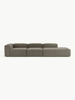 Modulaire XL chaise longue Lennon uit bouclé^Westwing Collection Best