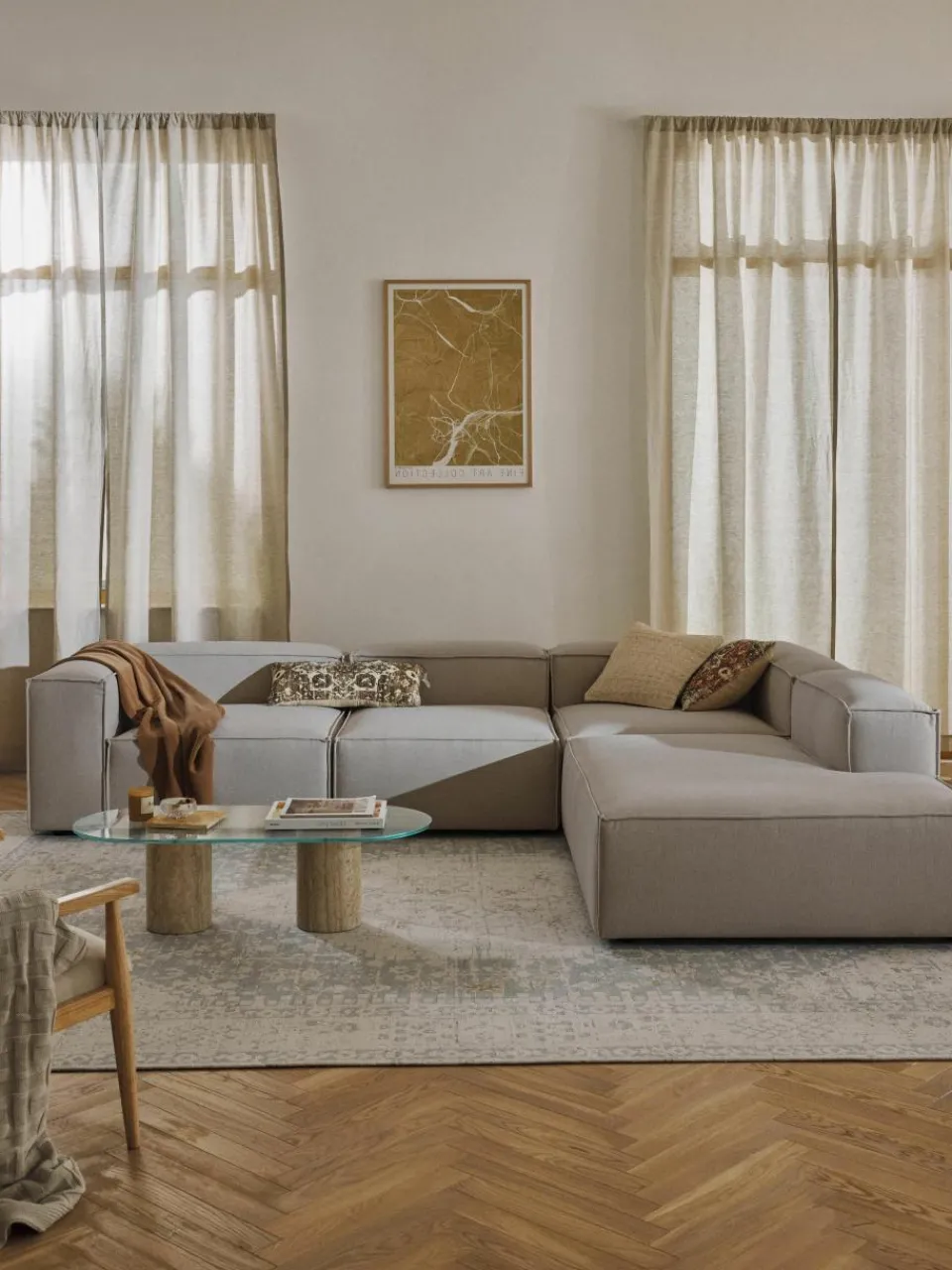 Modulaire XL hoekbank Lennon^Westwing Collection Discount