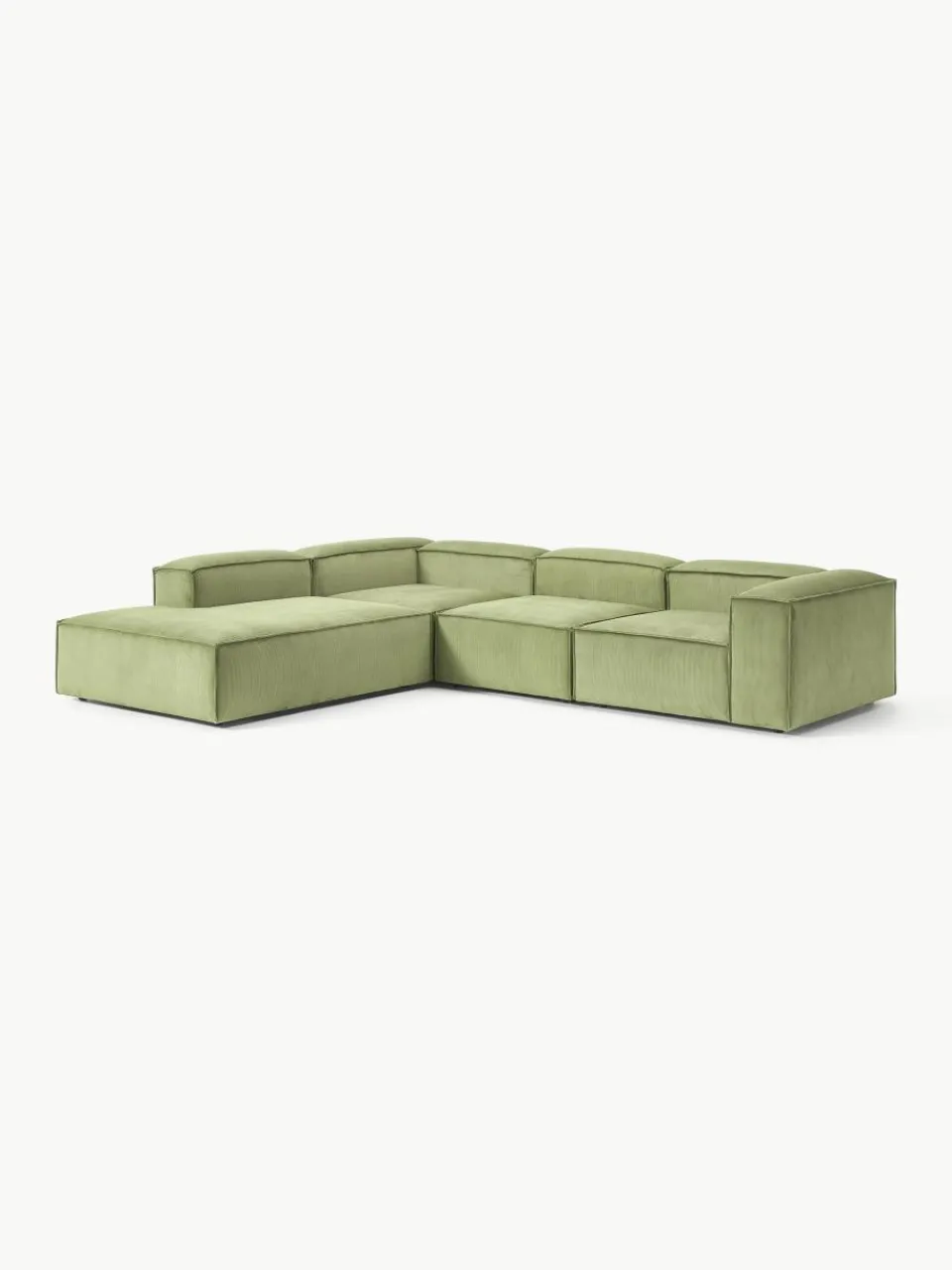 Modulaire XL hoekbank Lennon van corduroy^Westwing Collection Online