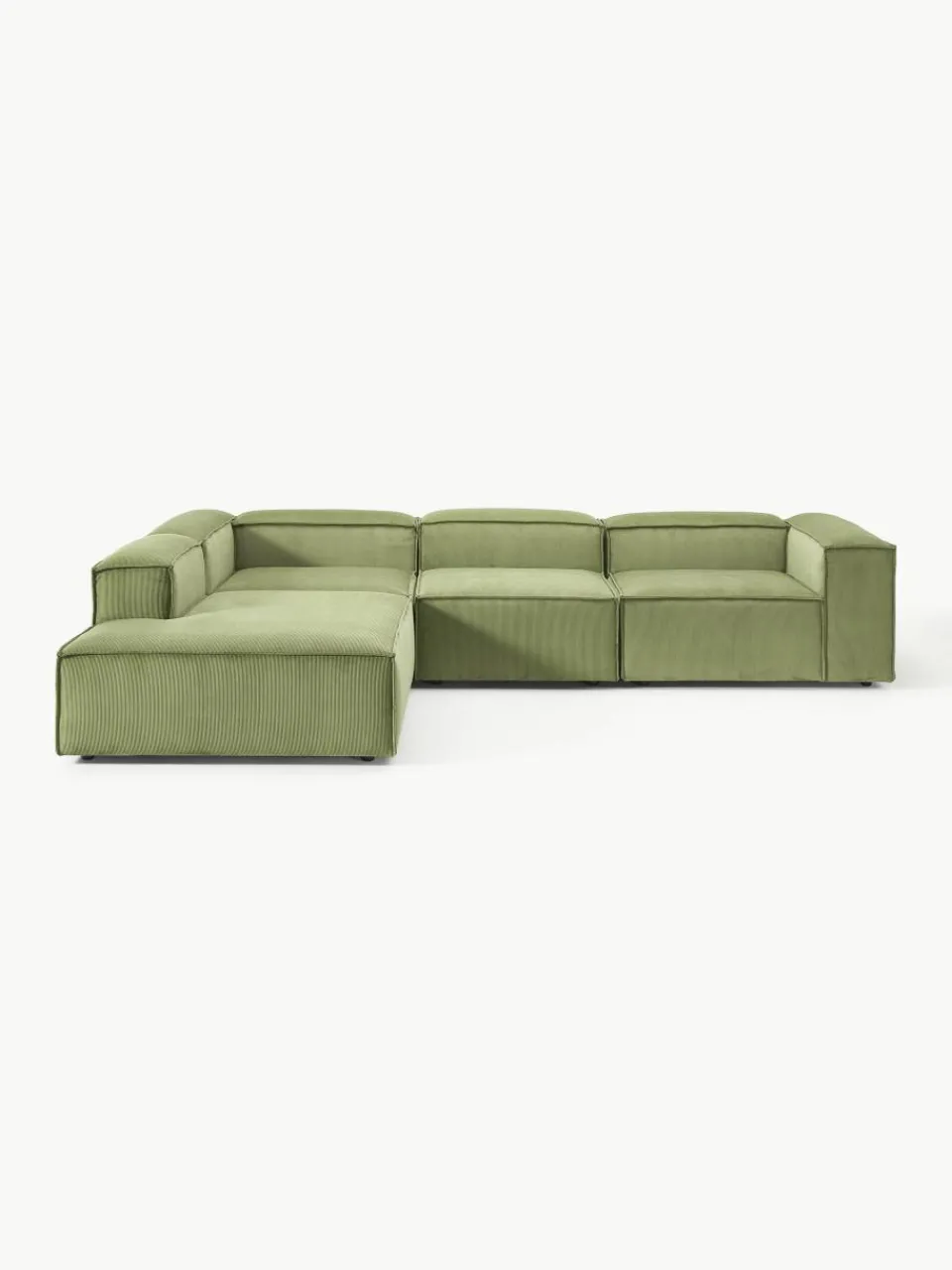 Modulaire XL hoekbank Lennon van corduroy^Westwing Collection Online