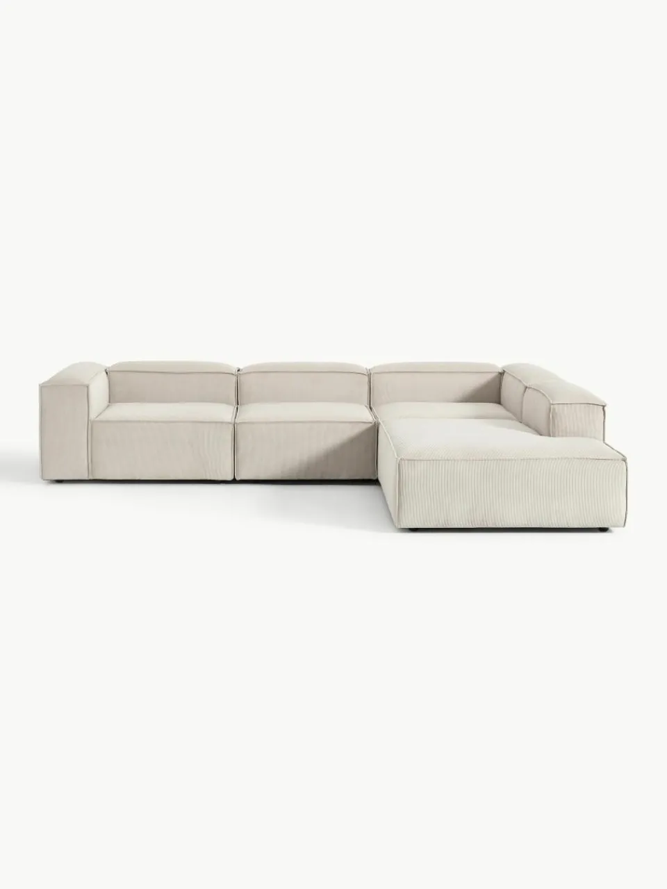 Modulaire XL hoekbank Lennon van corduroy^Westwing Collection Clearance