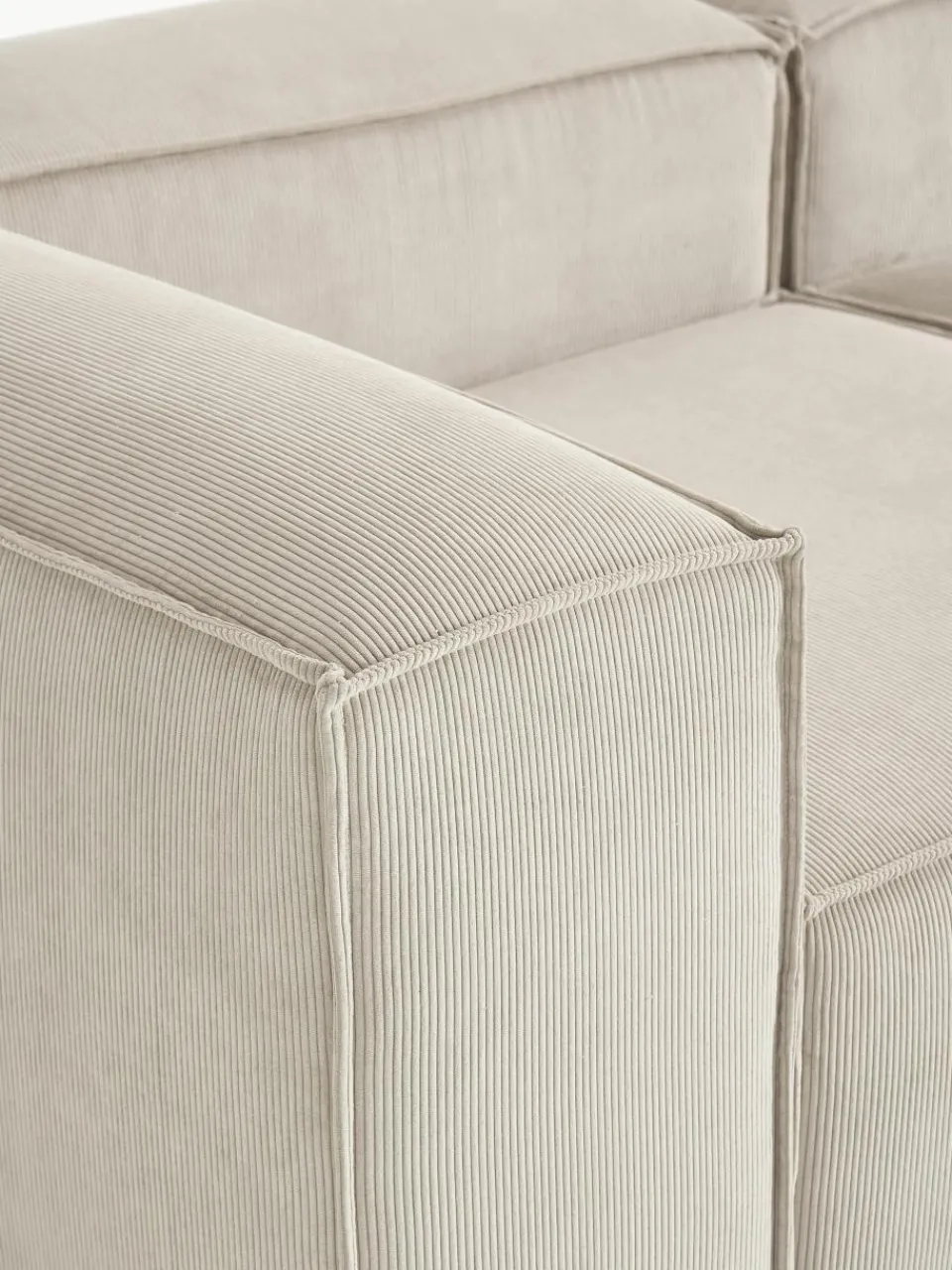 Modulaire XL hoekbank Lennon van corduroy^Westwing Collection Clearance