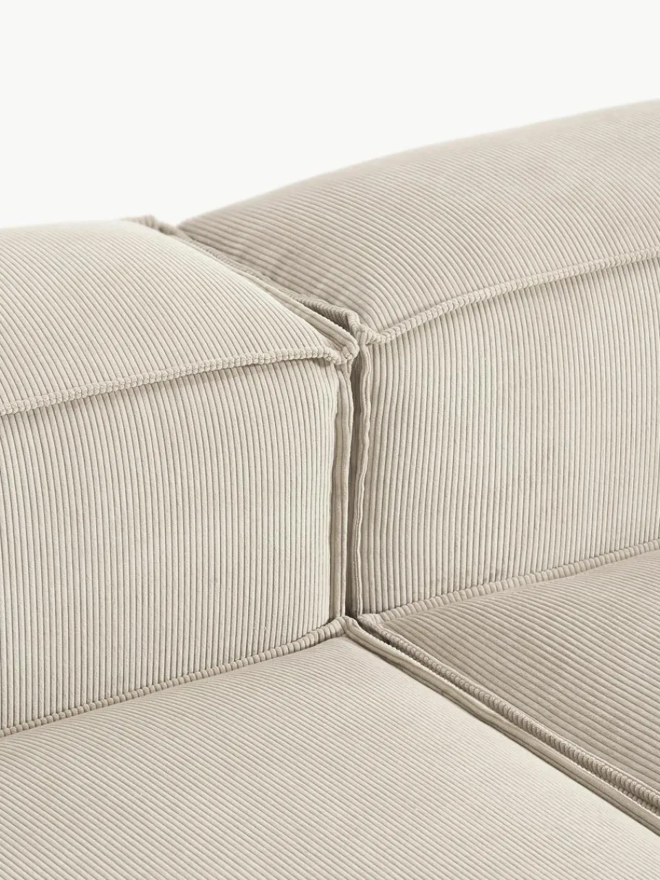 Modulaire XL hoekbank Lennon van corduroy^Westwing Collection Clearance
