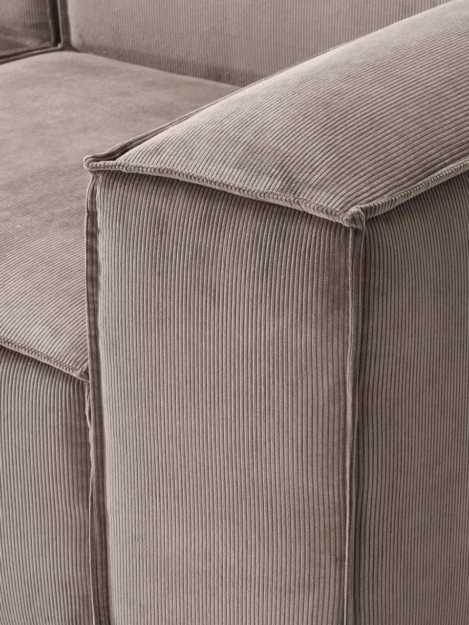 Modulaire XL hoekbank Lennon van corduroy^Westwing Collection New