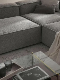 Modulaire XL hoekbank Lennon uit bouclé^Westwing Collection Outlet