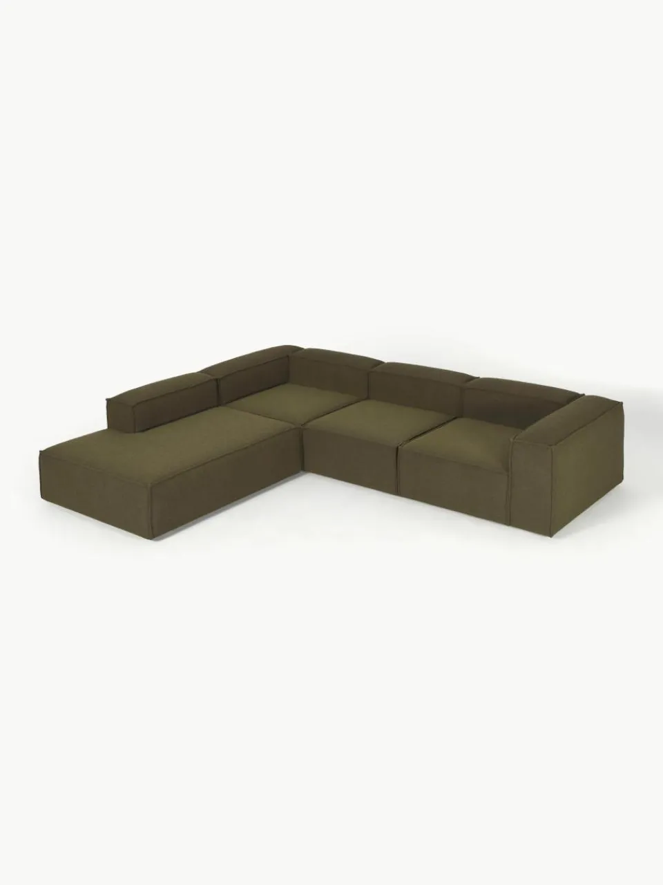 Modulaire XL hoekbank Lennon uit bouclé^Westwing Collection Clearance