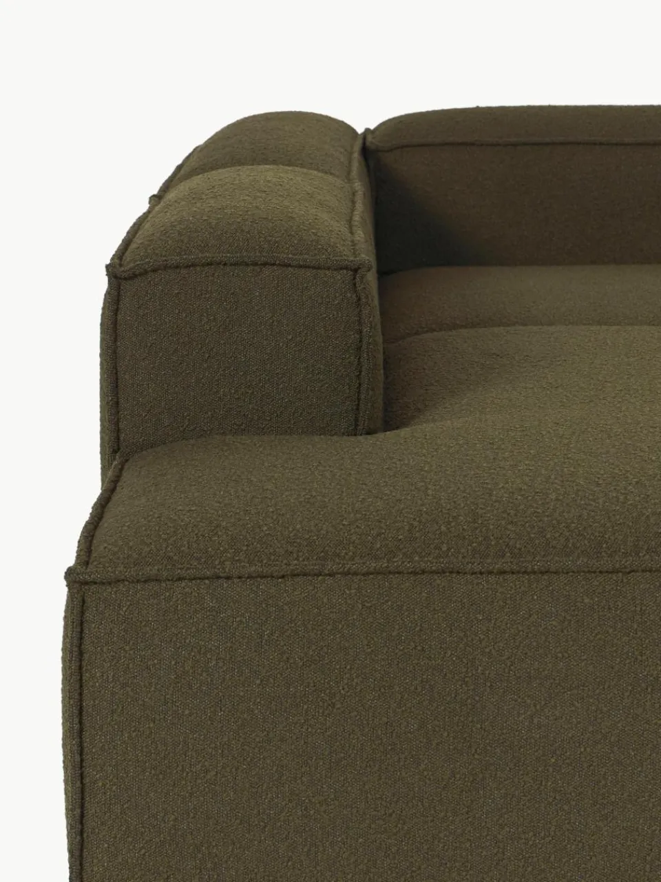 Modulaire XL hoekbank Lennon uit bouclé^Westwing Collection Clearance
