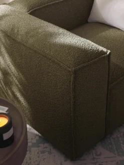 Modulaire XL hoekbank Lennon uit bouclé^Westwing Collection Clearance