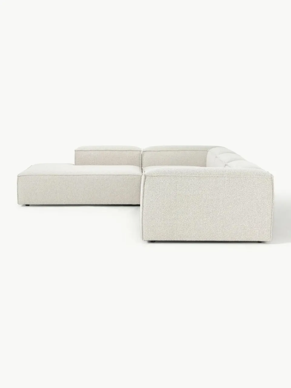 Modulaire XL hoekbank Lennon uit bouclé^Westwing Collection Outlet