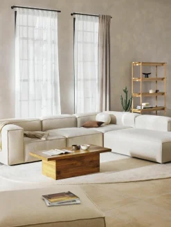 Modulaire XL hoekbank Lennon van linnenmix^Westwing Collection Best