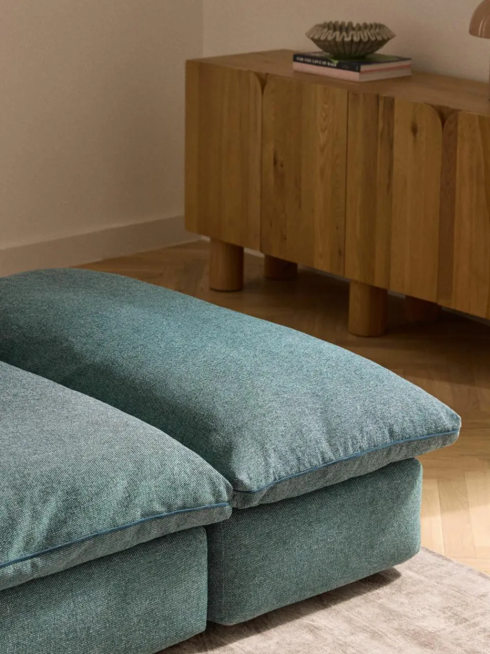 Modulaire XL-bank Felix (3-zits) met poef^Westwing Collection Clearance