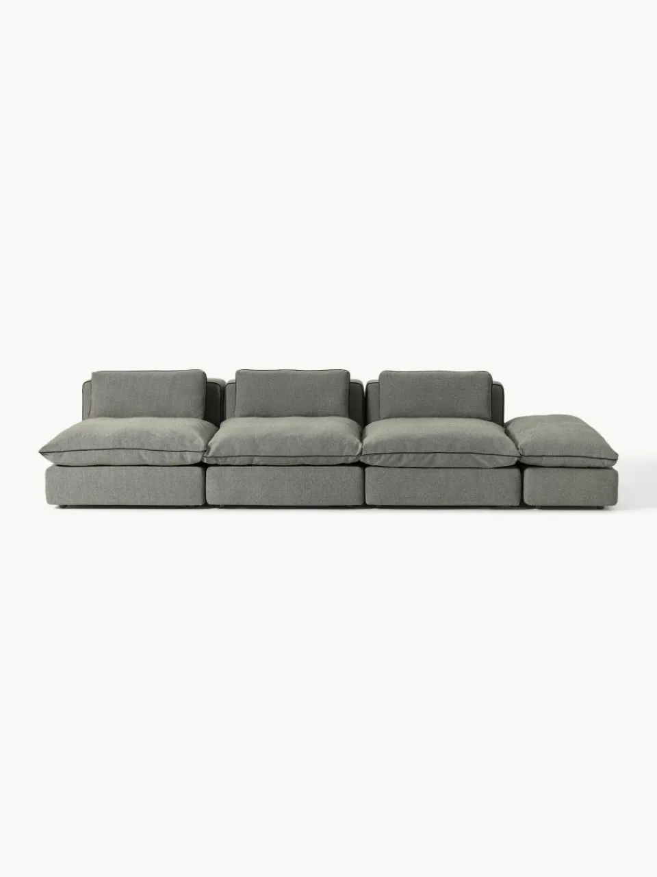 Modulaire XL-bank Felix (3-zits) met poef^Westwing Collection Hot