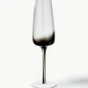 Mondgeblazen champagneglazen Smoke met kleurverloop, 4 stuks^Broste Copenhagen Online
