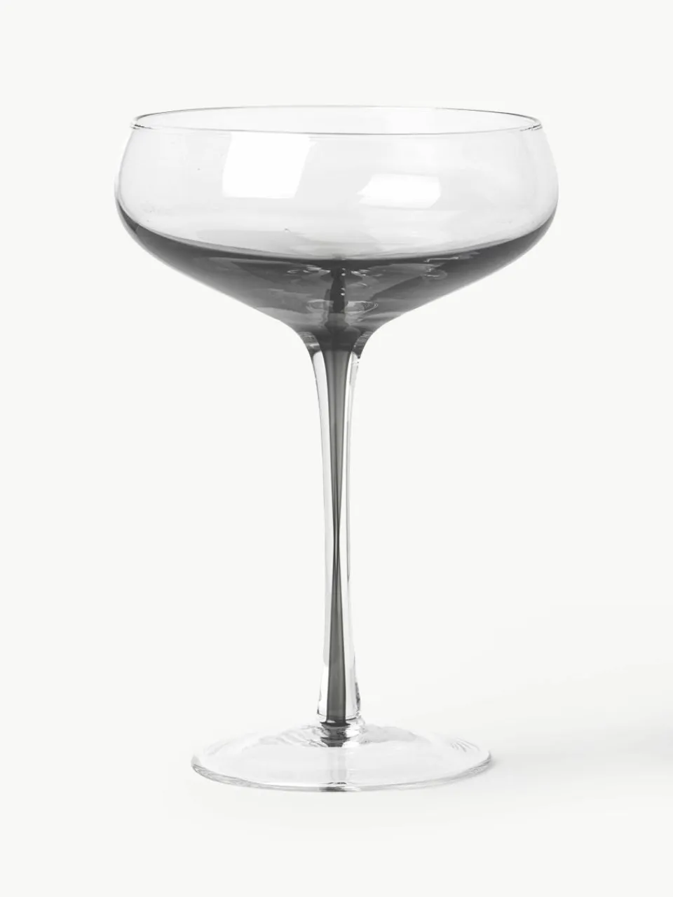 Mondgeblazen champagneglazen Smoke met kleurverloop, 4 stuks^Broste Copenhagen Fashion