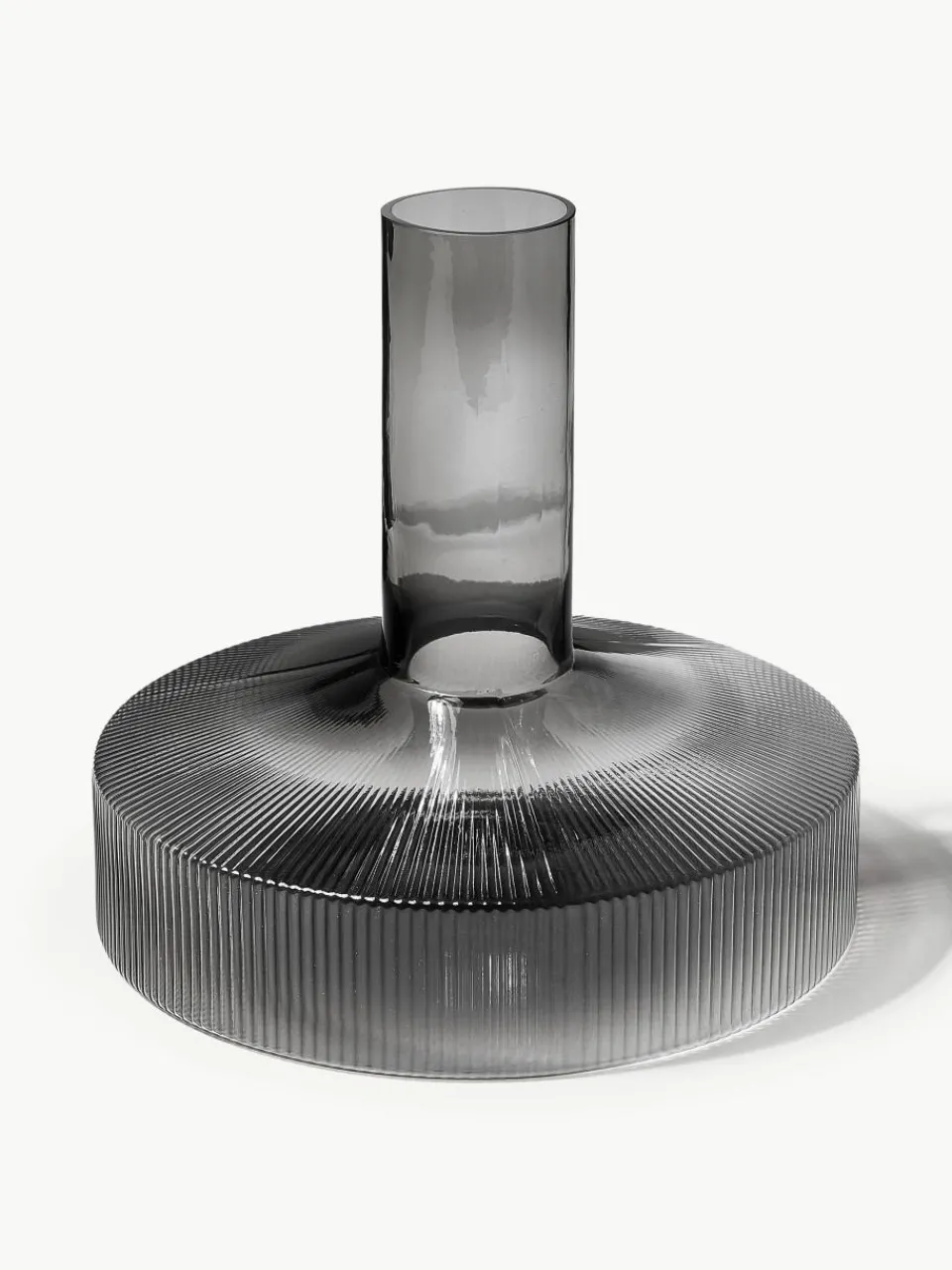 Mondgeblazen decanter Ripple met groefreliëf, 1.1 L^ferm LIVING Clearance