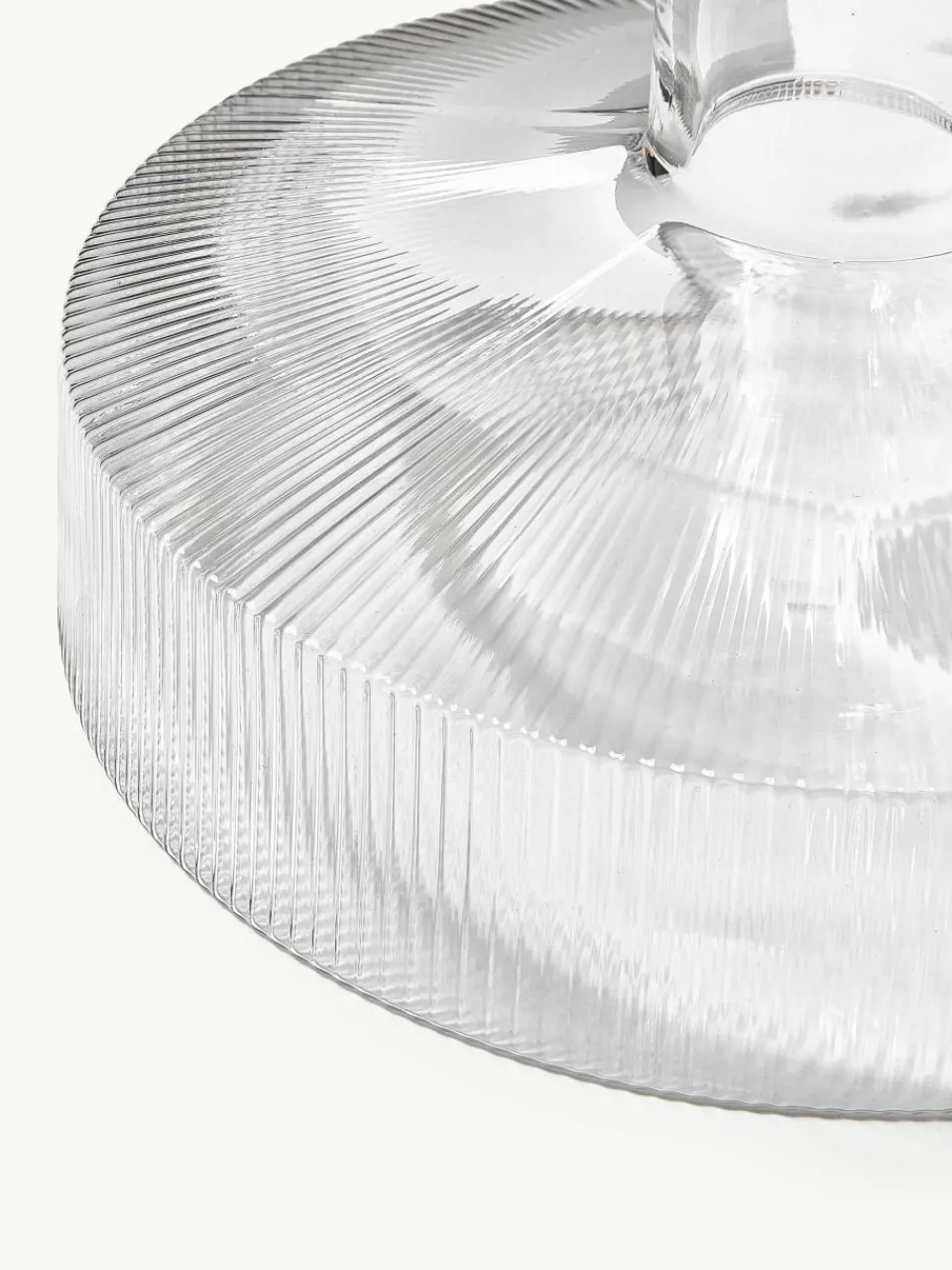 Mondgeblazen decanter Ripple met groefreliëf, 1.1 L^ferm LIVING Outlet