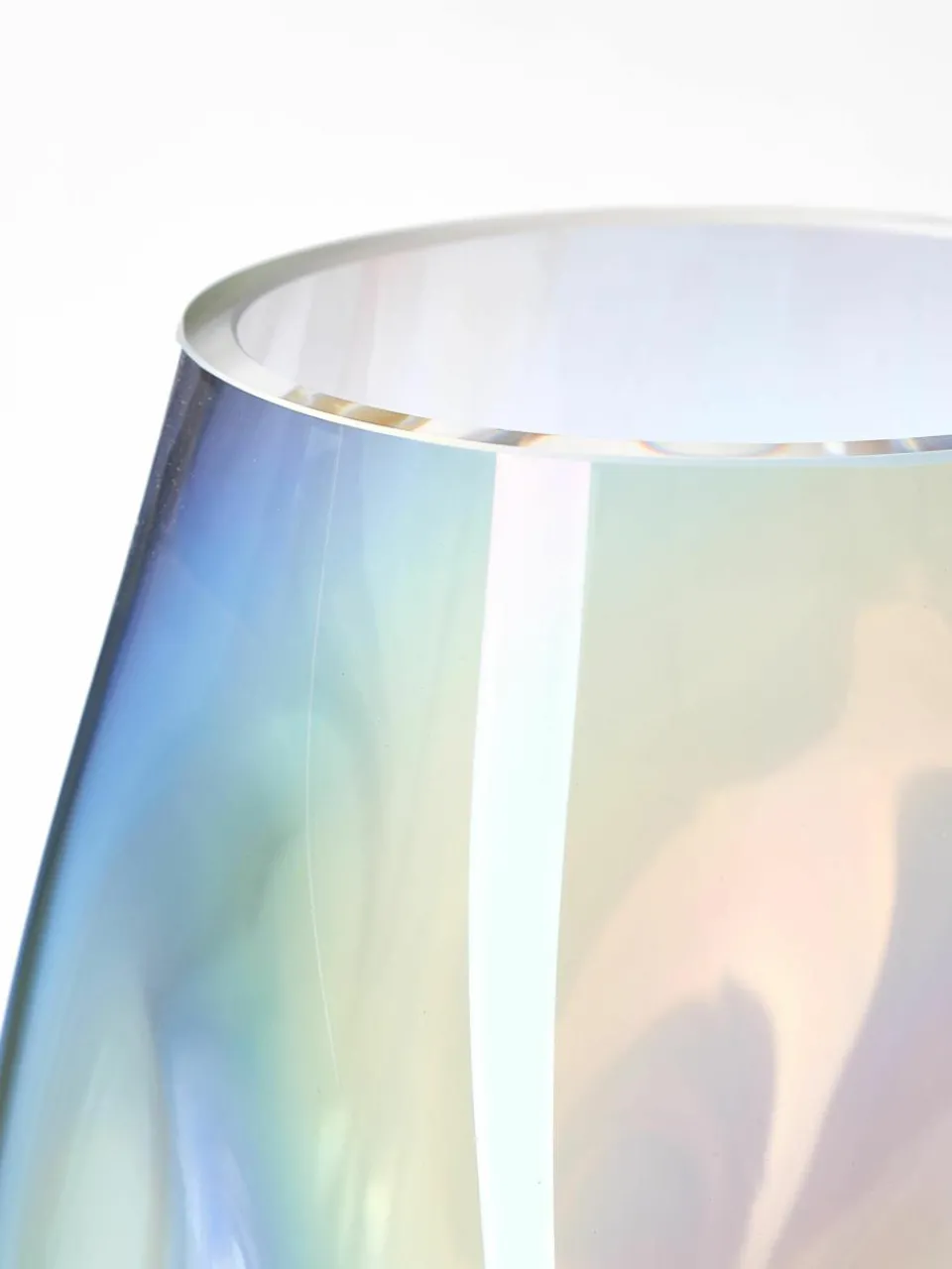 Mondgeblazen glazen vaas Rainbow, H 26 cm^Westwing Collection Online