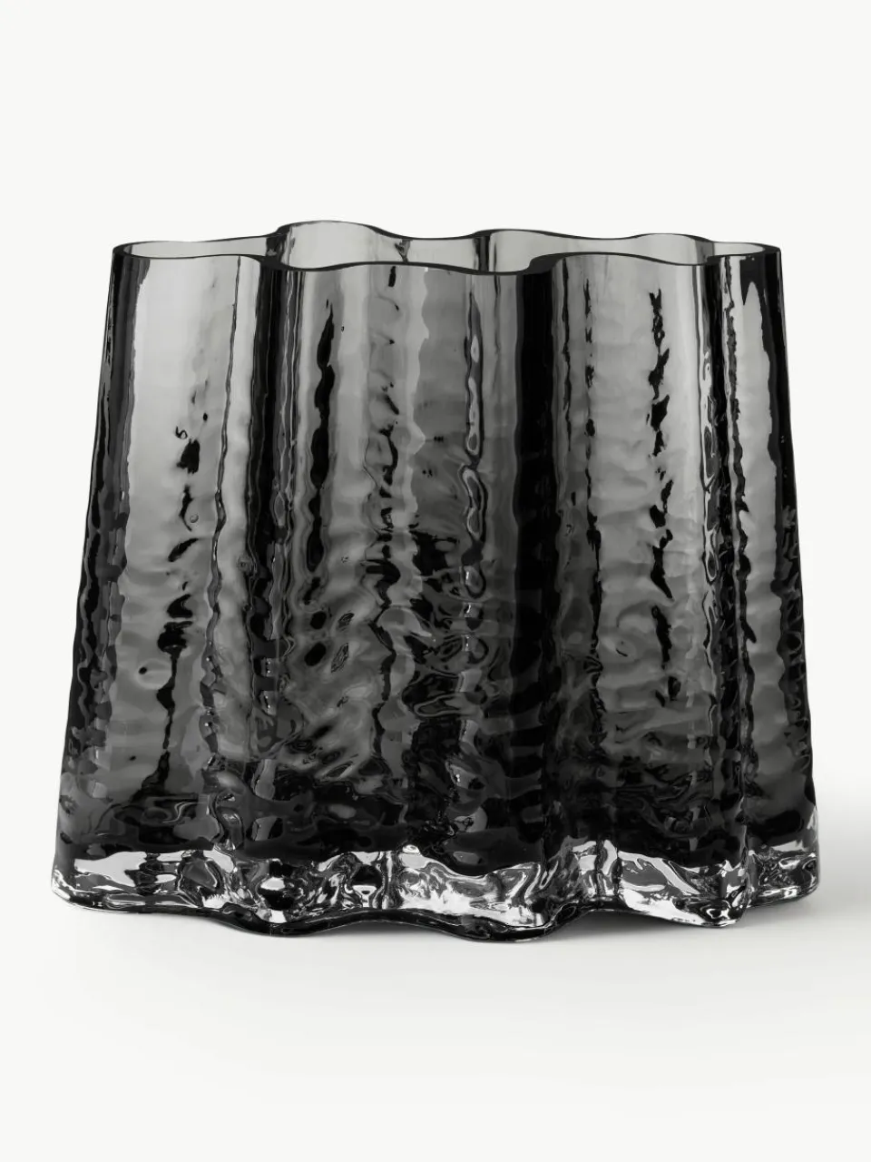Mondgeblazen glazen vaas Gry met gestructureerde oppervlak, H 19 cm^Cooee Design Best