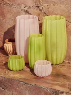 Mondgeblazen glazen windlicht Melon^Pols Potten Online