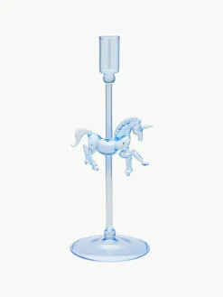 Mondgeblazen kandelaar Pegasus uit borosilicaatglas^Anna + Nina Outlet