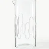 Mondgeblazen karaf Doodle met structuurpatroon, 1.2 L^ferm LIVING Best