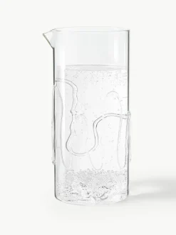 Mondgeblazen karaf Doodle met structuurpatroon, 1.2 L^ferm LIVING Best