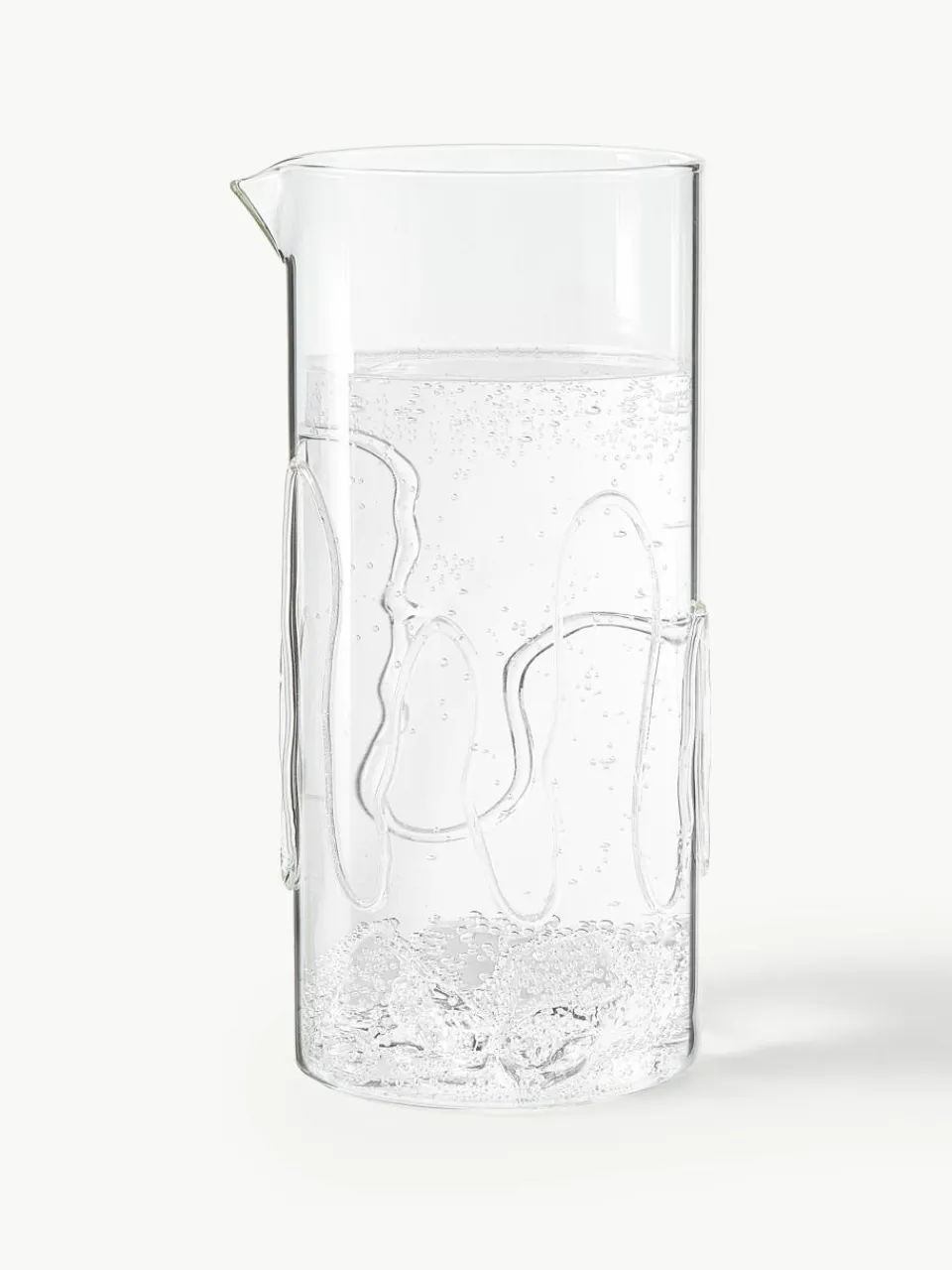 Mondgeblazen karaf Doodle met structuurpatroon, 1.2 L^ferm LIVING Best