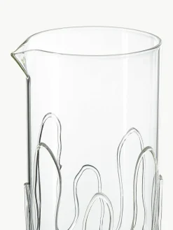 Mondgeblazen karaf Doodle met structuurpatroon, 1.2 L^ferm LIVING Best