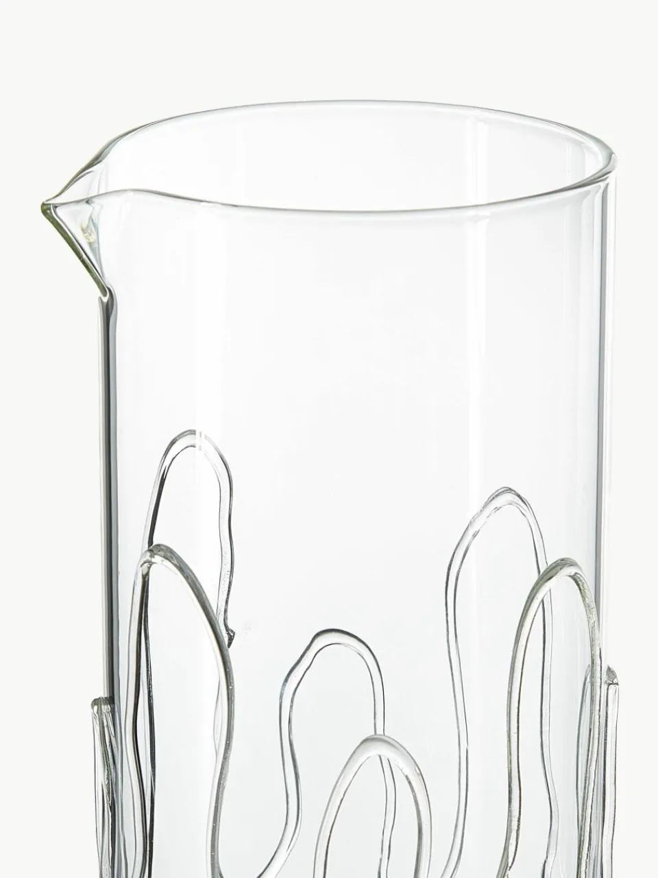 Mondgeblazen karaf Doodle met structuurpatroon, 1.2 L^ferm LIVING Best