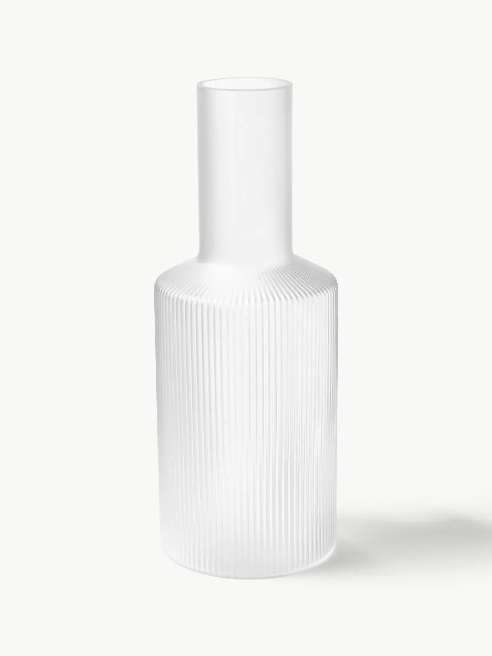 Mondgeblazen karaf Ripple met groefreliëf, 1 L^ferm LIVING Sale