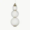 Mondgeblazen kleine LED hanglamp Collar^Maytoni Best