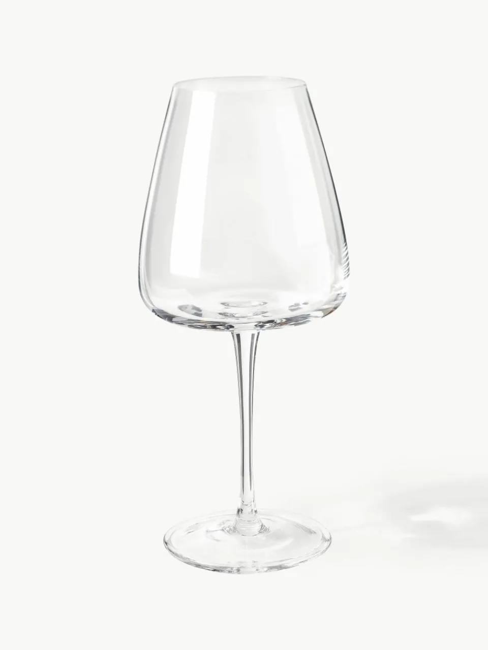Mondgeblazen rode wijnglazen Ellery, 4 stuks^Westwing Collection Online