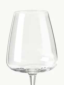 Mondgeblazen rode wijnglazen Ellery, 4 stuks^Westwing Collection Online