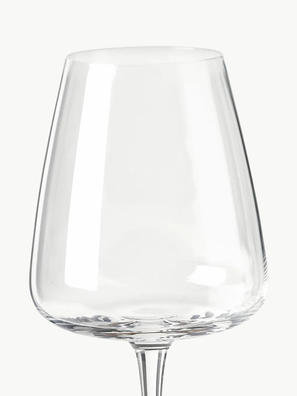 Mondgeblazen rode wijnglazen Ellery, 4 stuks^Westwing Collection Online