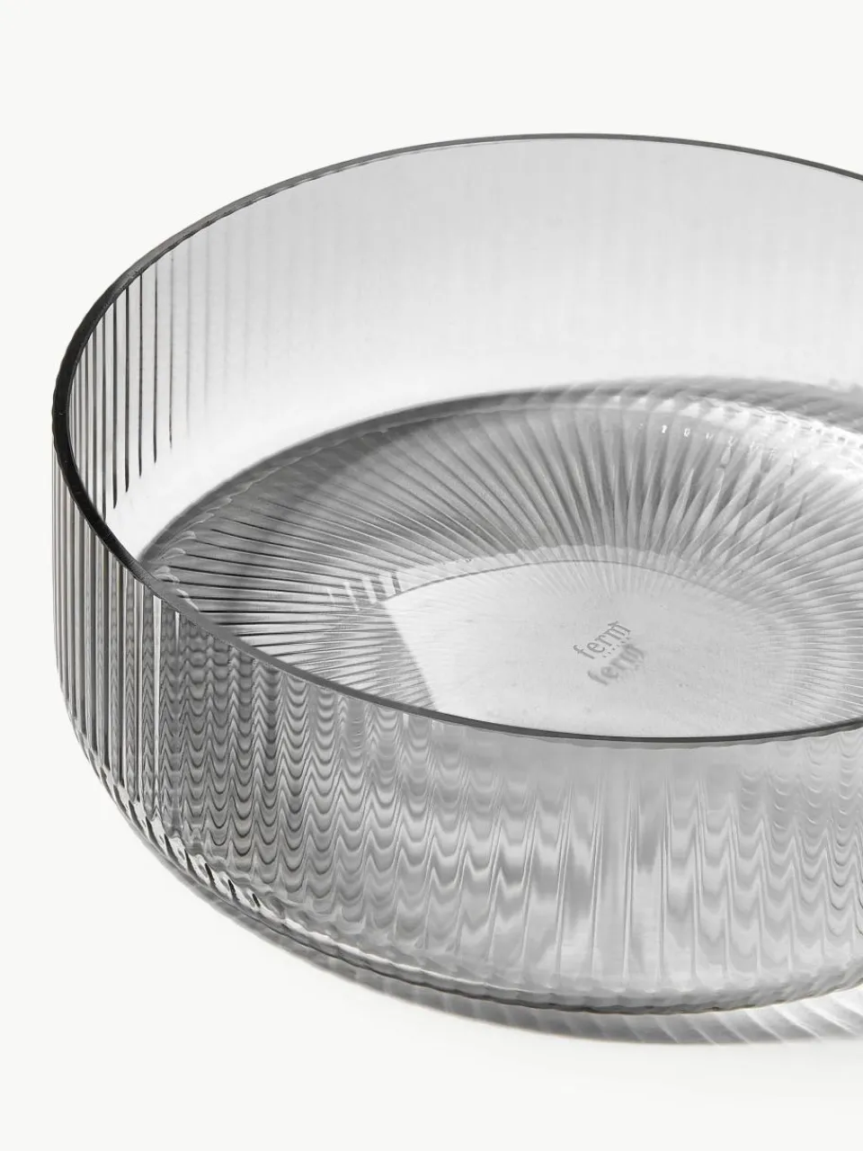 Mondgeblazen serveerschalen Ripple met groefstructuur, 4 stuks^ferm LIVING Sale
