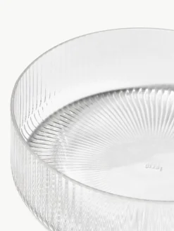 Mondgeblazen serveerschalen Ripple met groefstructuur, 4 stuks^ferm LIVING Online