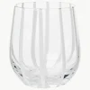 Mondgeblazen waterglas Stripe^Broste Copenhagen Outlet