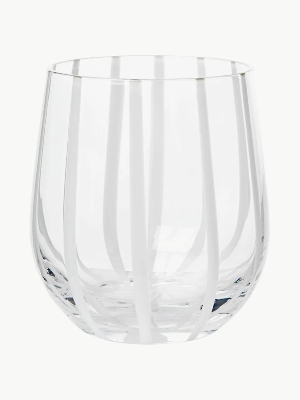 Mondgeblazen waterglas Stripe^Broste Copenhagen Outlet