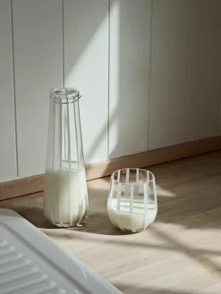Mondgeblazen waterglas Stripe^Broste Copenhagen Outlet