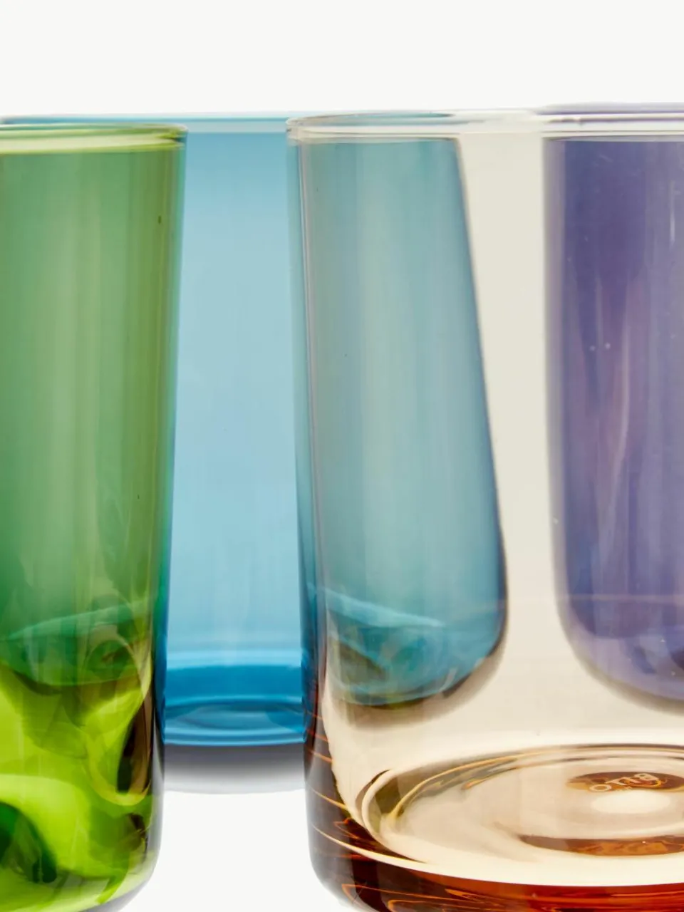 Mondgeblazen waterglazen Diseguale, set van 6^Bitossi Home Hot
